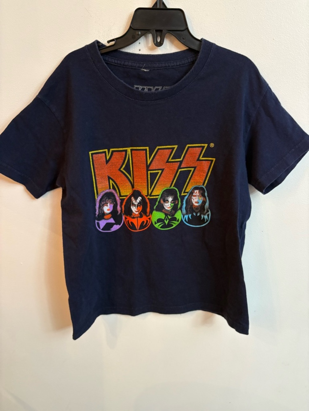 Kiss navy blue tshirt  - Kiss Brand 7-8 years unisex